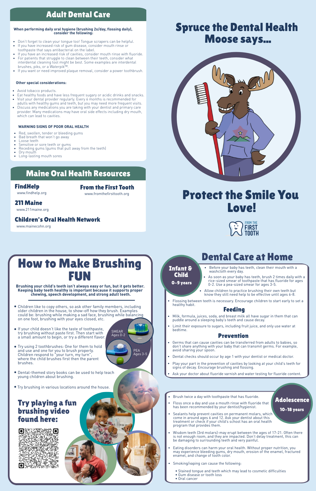 Spruce the Dental Health Moose